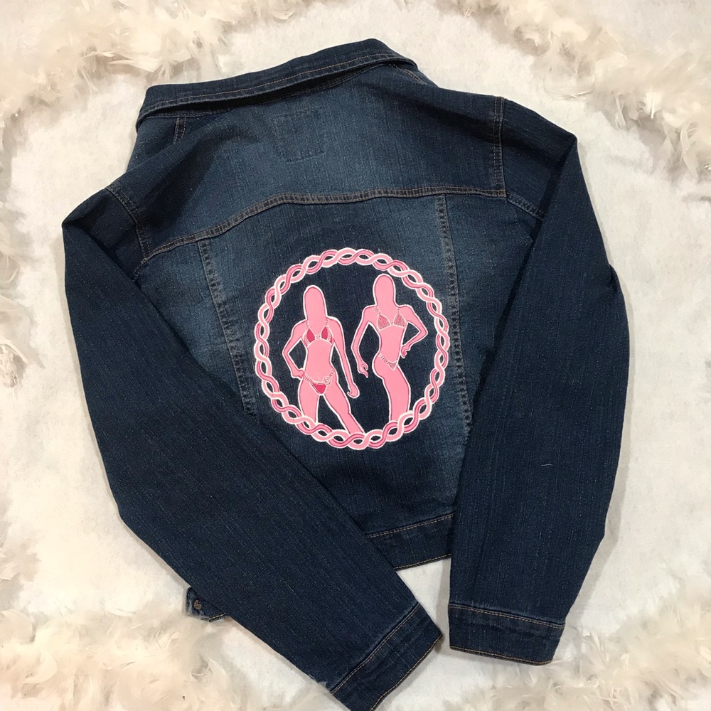 Hand-Painted Bikini Competition Jacket - image 1